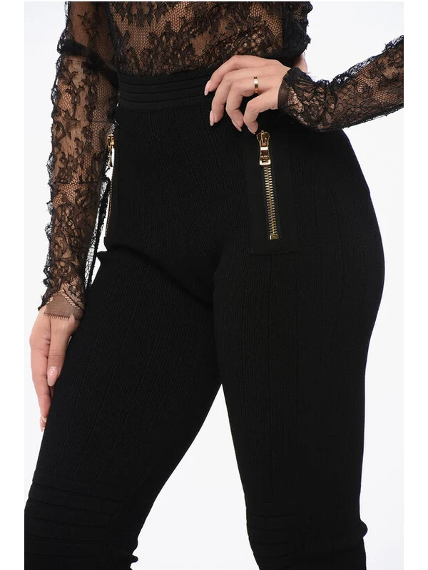 Balmain Black Leggings - Image 3