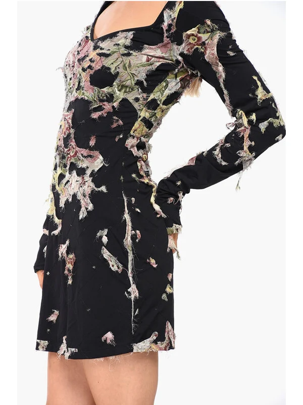 Diesel Multicolor Mini Dress - Image 4