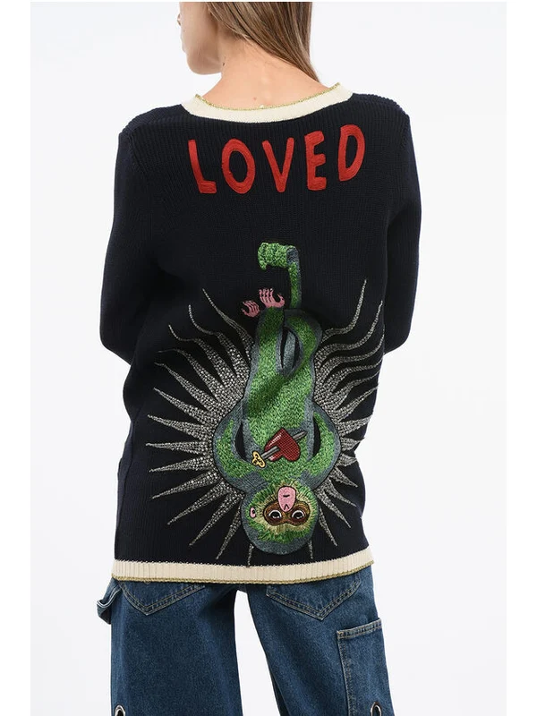 Gucci Navy Cardigans - Image 2