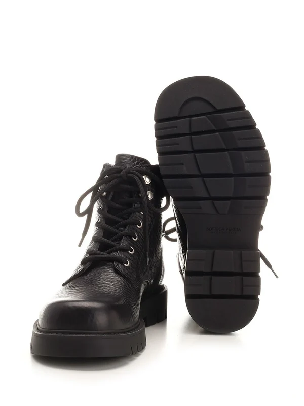 Bottega Veneta Black Lace-Up Boots - Image 5