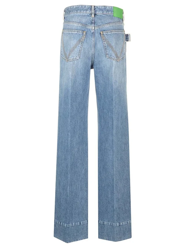 Bottega Veneta Blue Denim Pants - Image 2