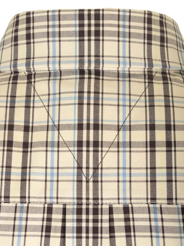 Bottega Veneta White Checked Shirts - Image 5