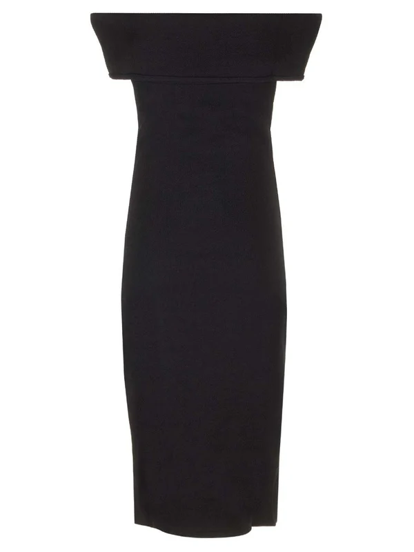 Bottega Veneta Black Midi Dress - Image 2