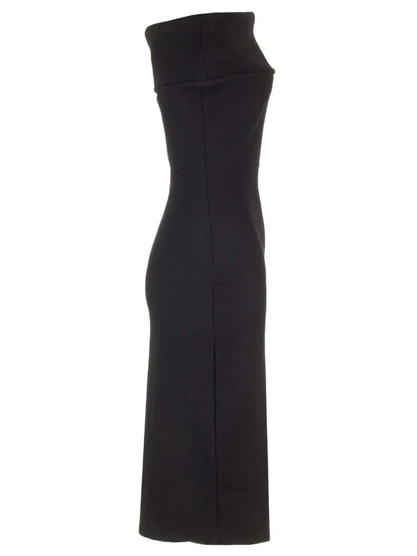 Bottega Veneta Black Midi Dress - Image 3