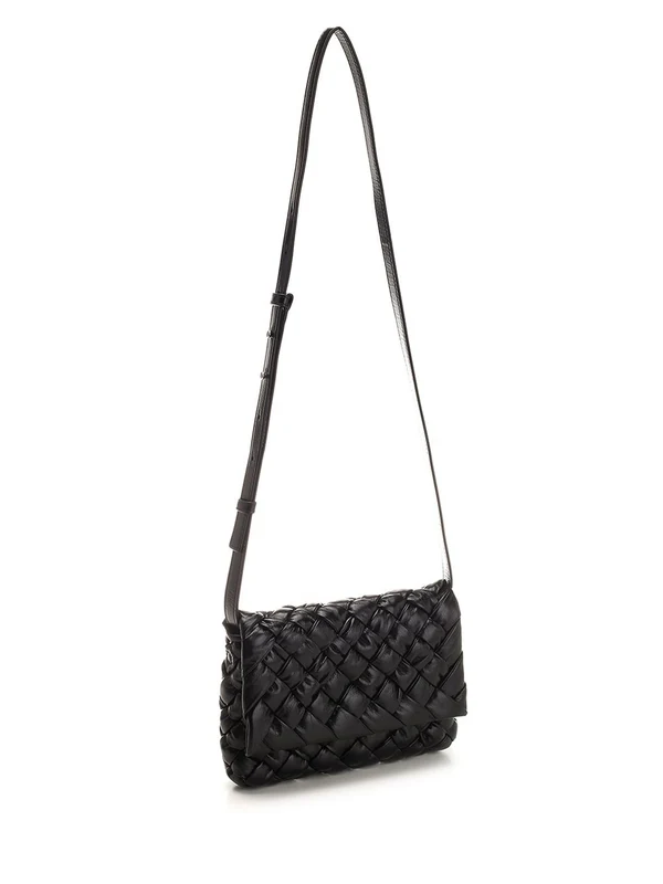 Bottega Veneta Rumple Small Black Cross Bags - Image 2