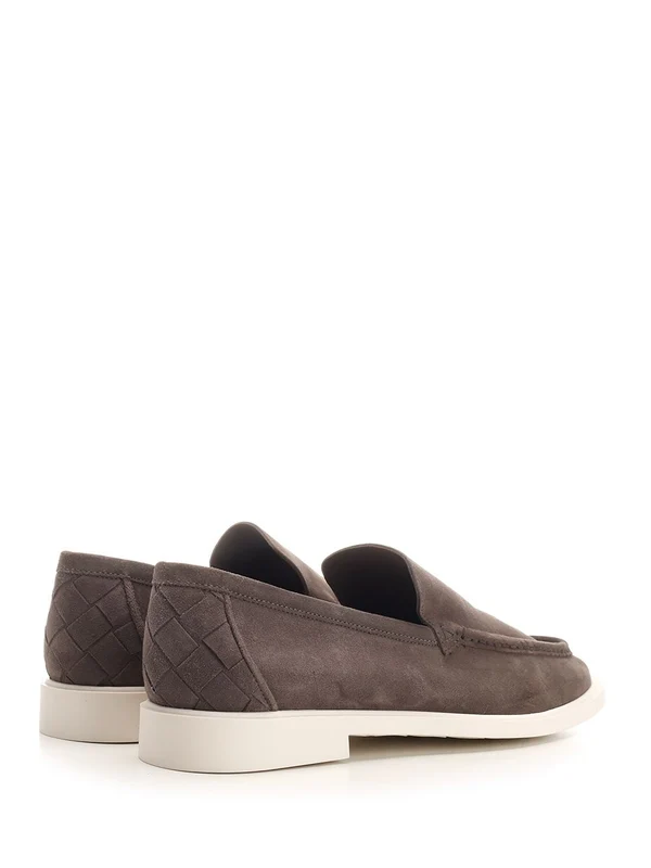 Bottega Veneta Grey Loafers - Image 3