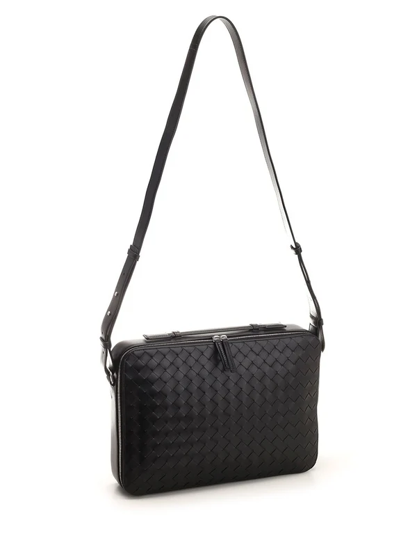 Bottega Veneta Getaway Black Cross Bags - Image 2
