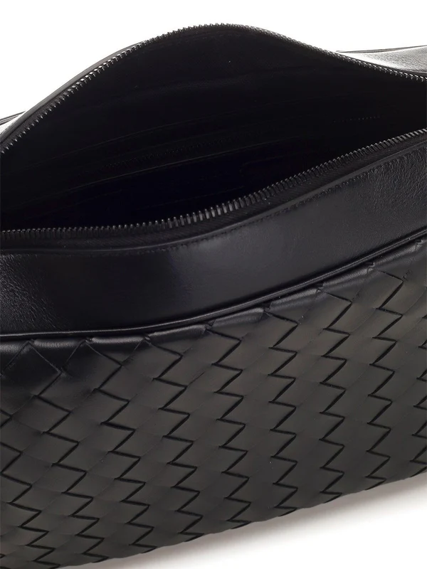 Bottega Veneta Intrecciato Black Cross Bags - Image 4