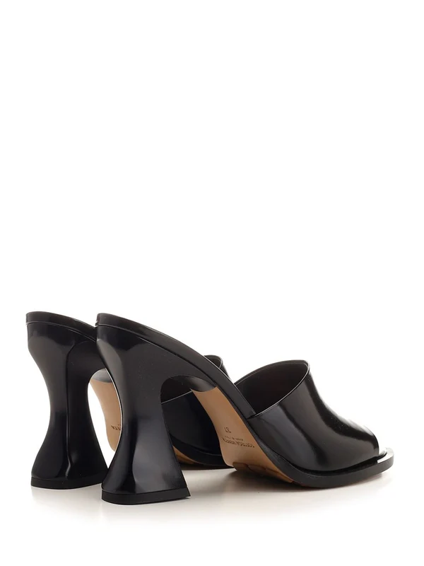Bottega Veneta Black Sandal Heels - Image 3