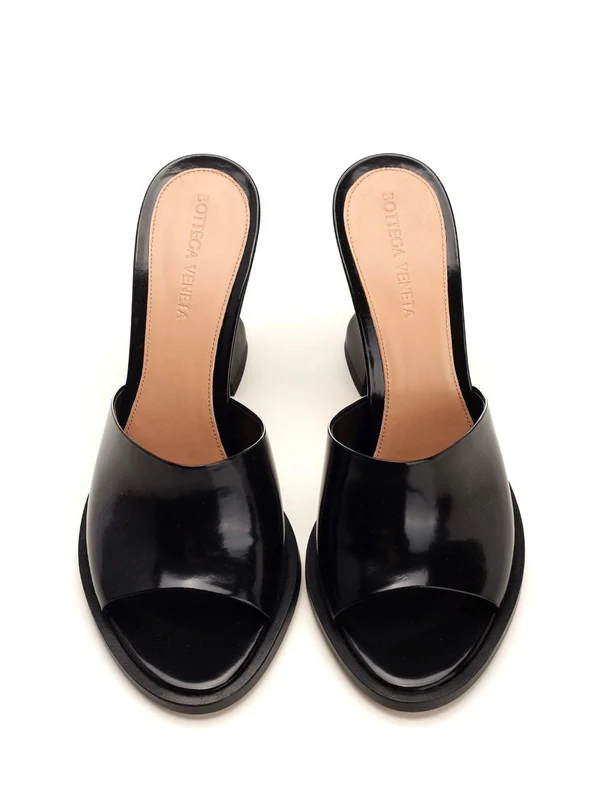 Bottega Veneta Black Sandal Heels - Image 5