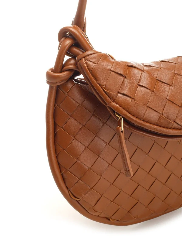Bottega Veneta Gemelli Small Brown Crossbody & Shoulder Bags - Image 5
