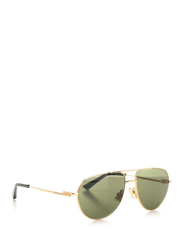 Bottega Veneta Gold Sunglasses - Image 2