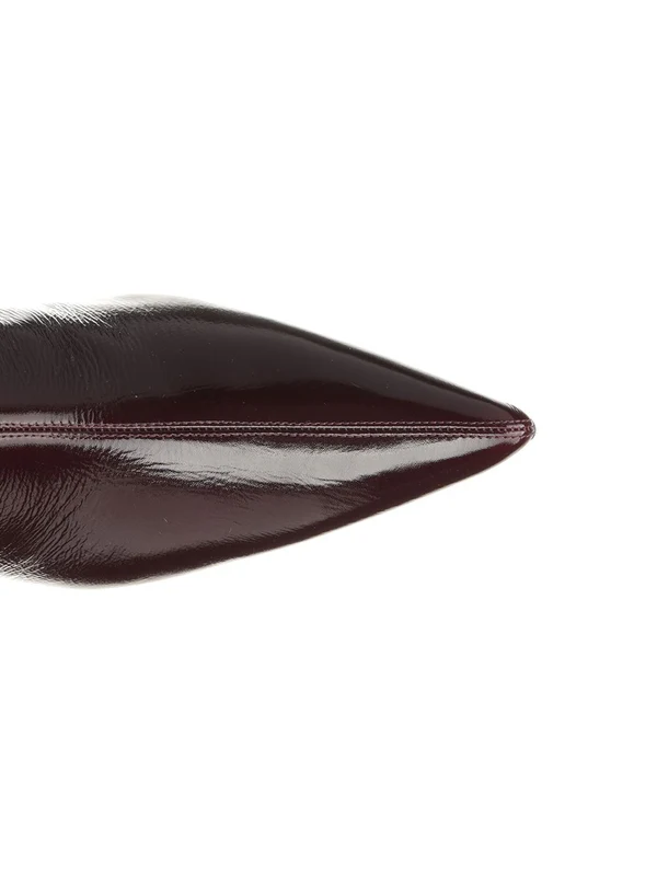 Khaite Burgundy High Boots - Image 4