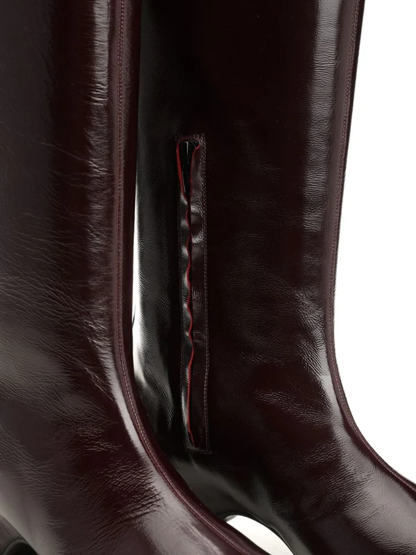 Khaite Burgundy High Boots - Image 6