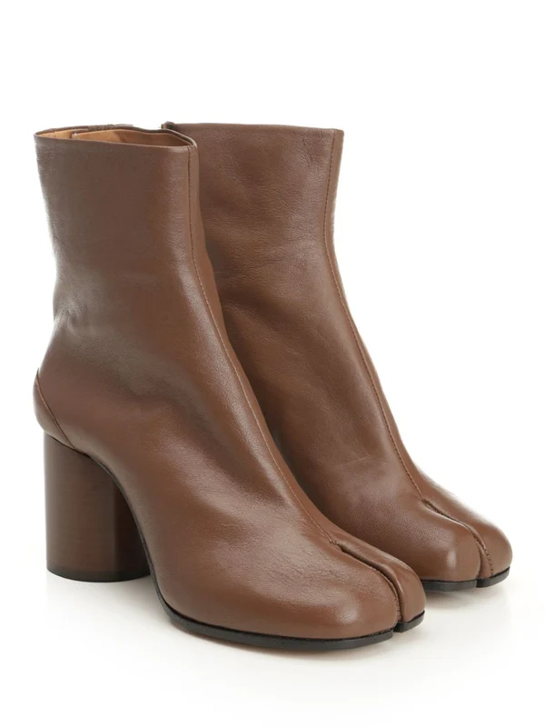Maison Margiela Brown Ankle Boots - Image 2