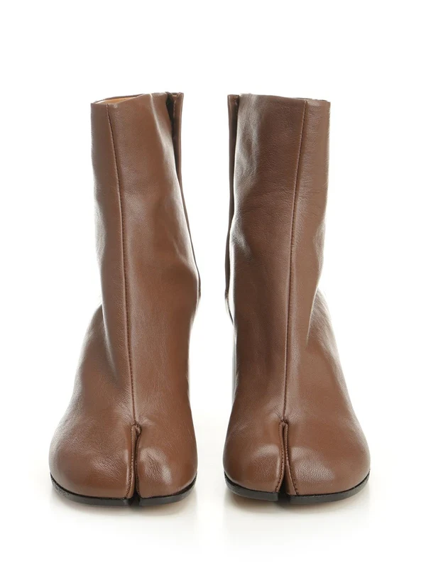 Maison Margiela Brown Ankle Boots - Image 5