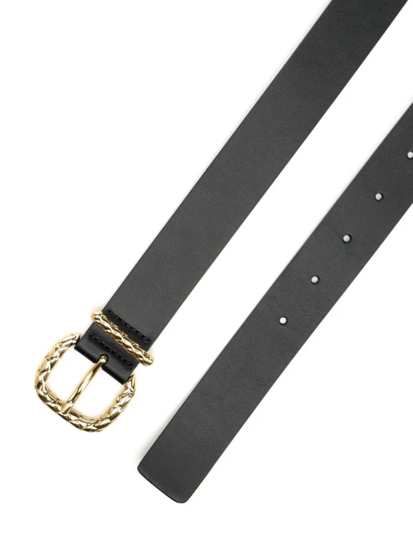 Bottega Veneta Black Leather Belts - Image 2