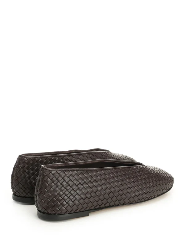 Bottega Veneta Brown Flat Shoes - Image 3