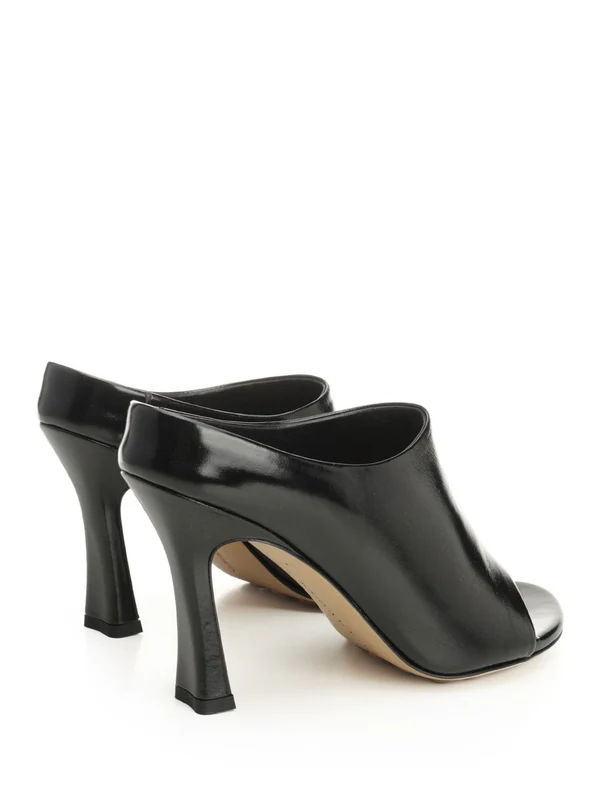 Bottega Veneta Black Sandal Heels - Image 3