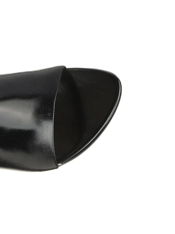 Bottega Veneta Black Sandal Heels - Image 4
