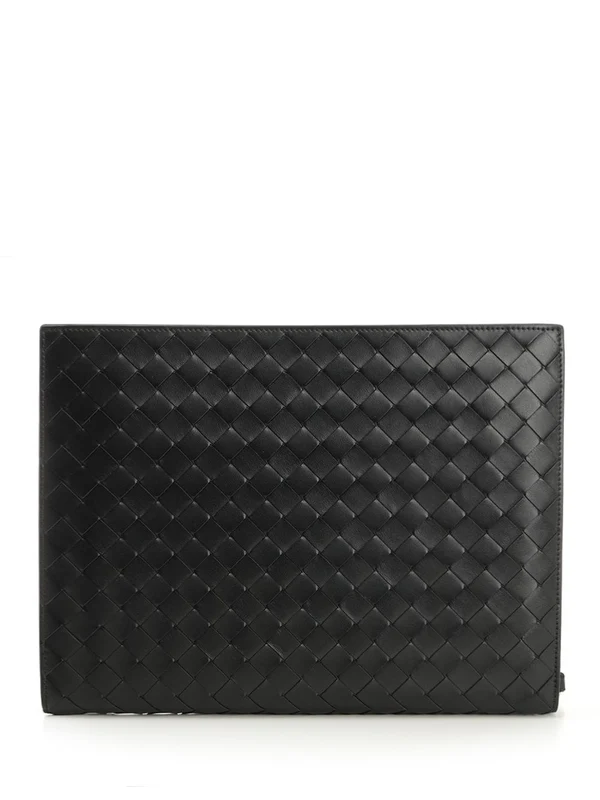 Bottega Veneta Intrecciato Black Clutch Bags - Image 3