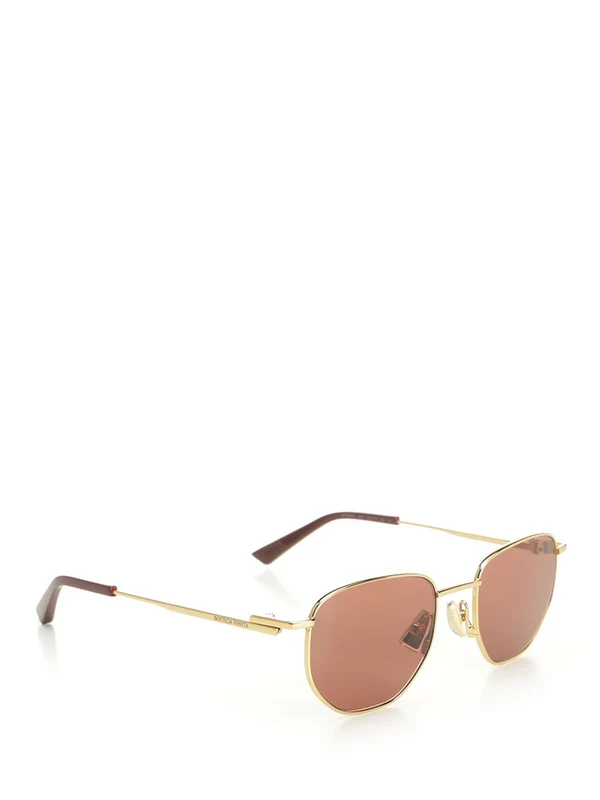 Bottega Veneta Gold Sunglasses - Image 2