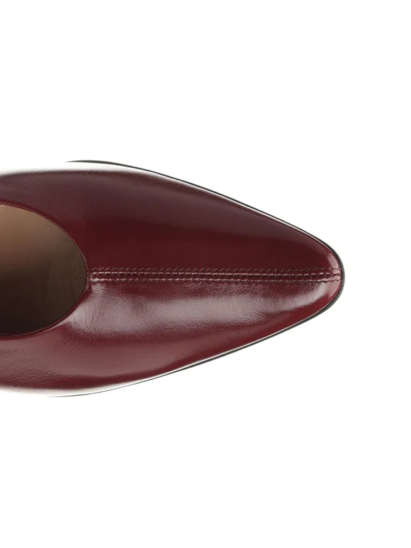 Bottega Veneta Burgundy Pumps Heels - Image 4