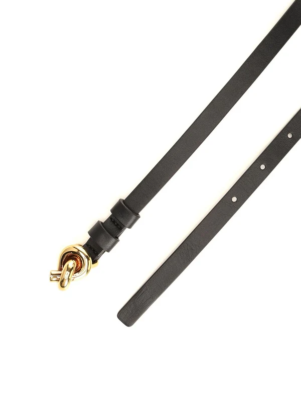 Bottega Veneta Black Leather Belts - Image 2