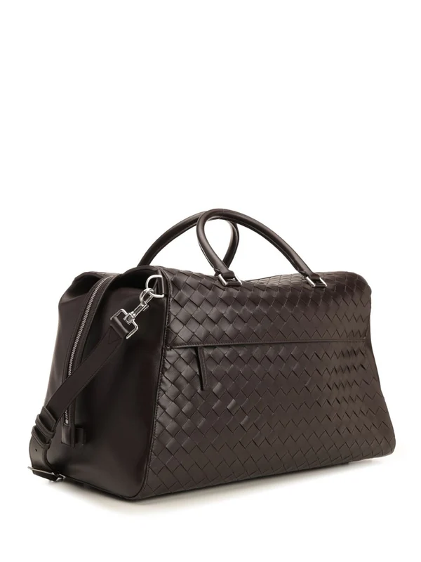 Bottega Veneta Zipper Tape Brown Boston Bags - Image 2