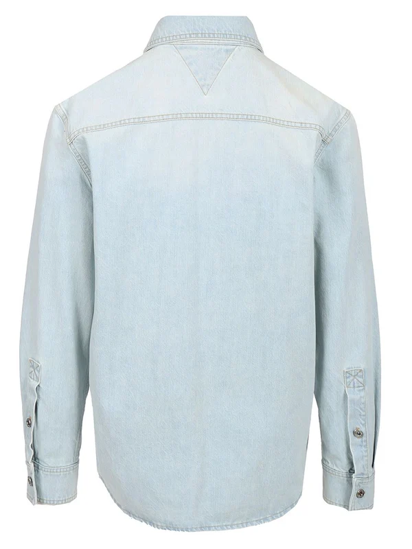 Bottega Veneta Blue Shirts - Image 2