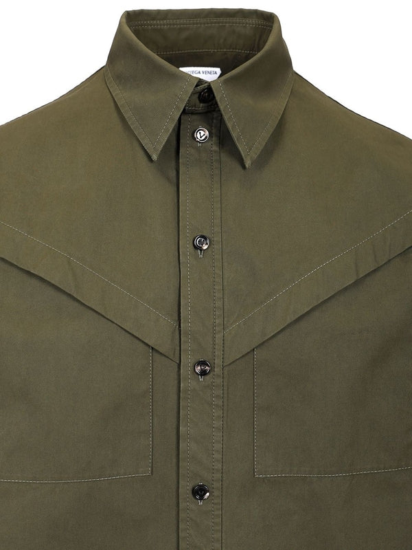 Bottega Veneta Green Shirts - Image 3