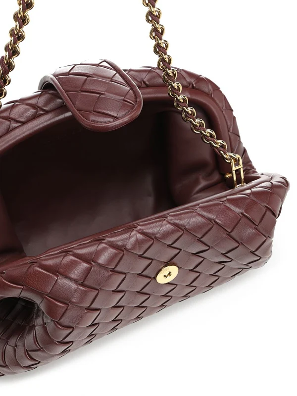 Bottega Veneta Lauren 1980 Medium Burgundy Crossbody & Shoulder Bags - Image 4