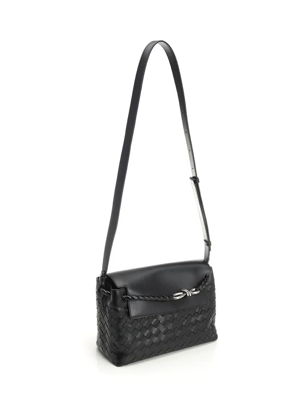 Bottega Veneta Andiamo Small Black Cross Bags - Image 2