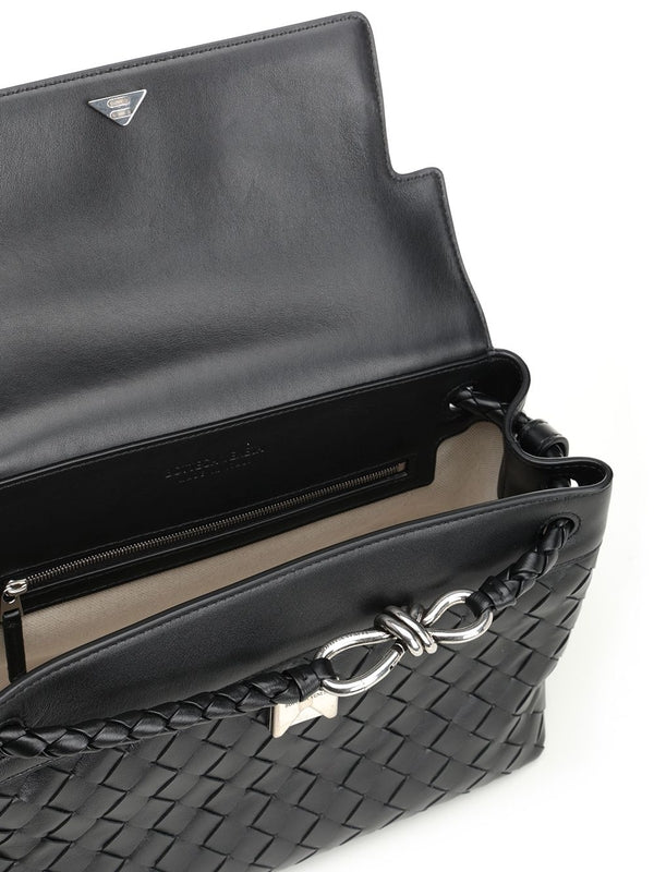 Bottega Veneta Andiamo Small Black Cross Bags - Image 4