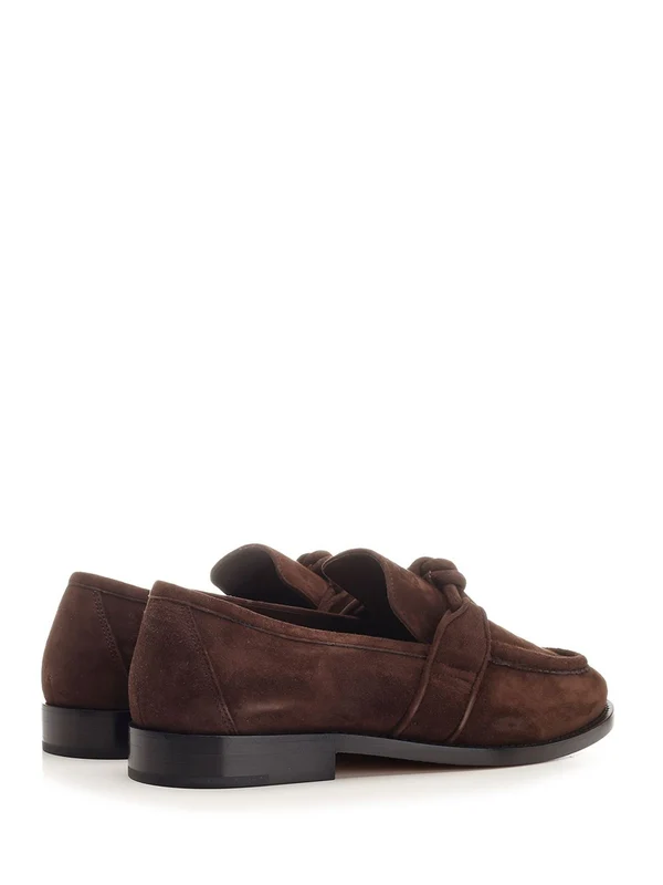 Bottega Veneta Brown Loafers - Image 3