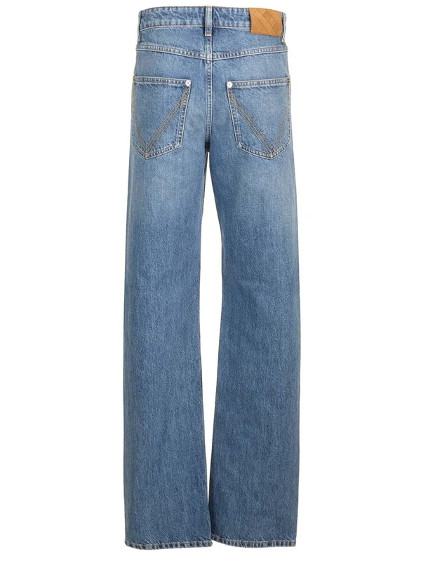 Bottega Veneta Blue Denim Pants - Image 2