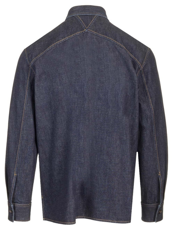 Bottega Veneta Blue Shirts - Image 2