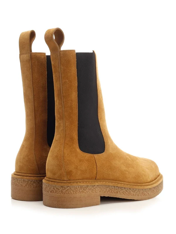 Bottega Veneta Beige Chelsea Boots - Image 3