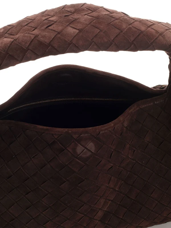 Bottega Veneta Hop Small Brown Tote Bags - Image 4