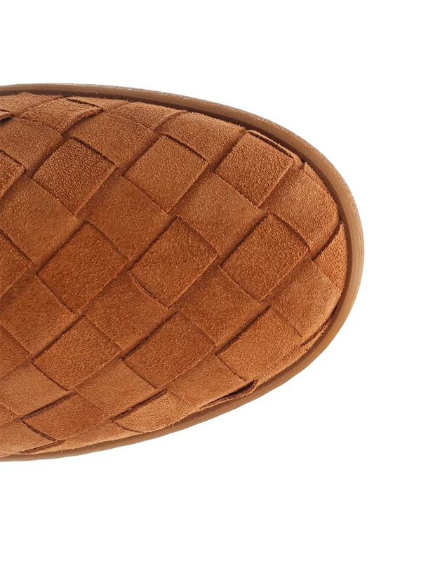 Bottega Veneta Brown Low Top Sneakers - Image 4