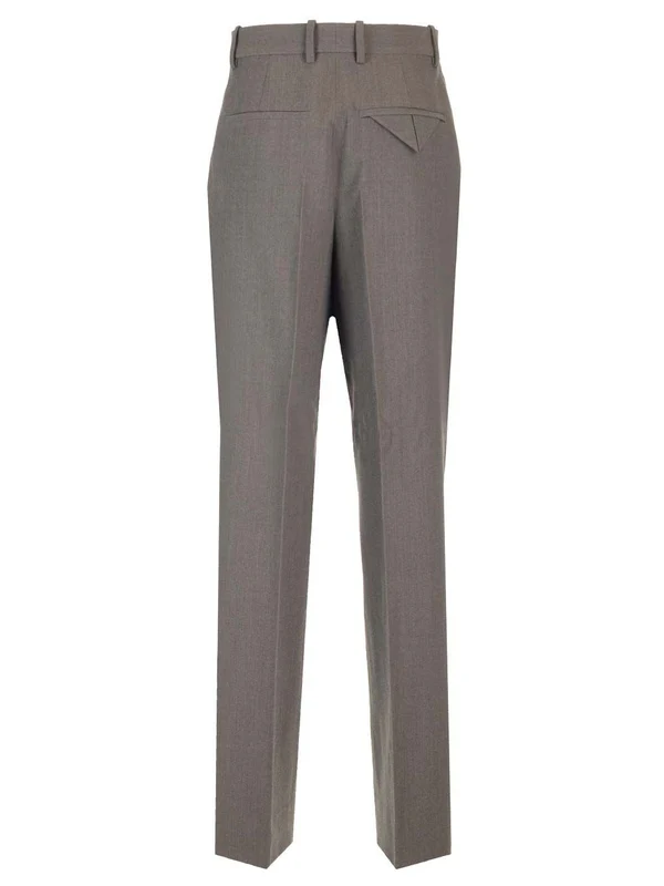 Bottega Veneta Grey Tailored Pants - Image 2