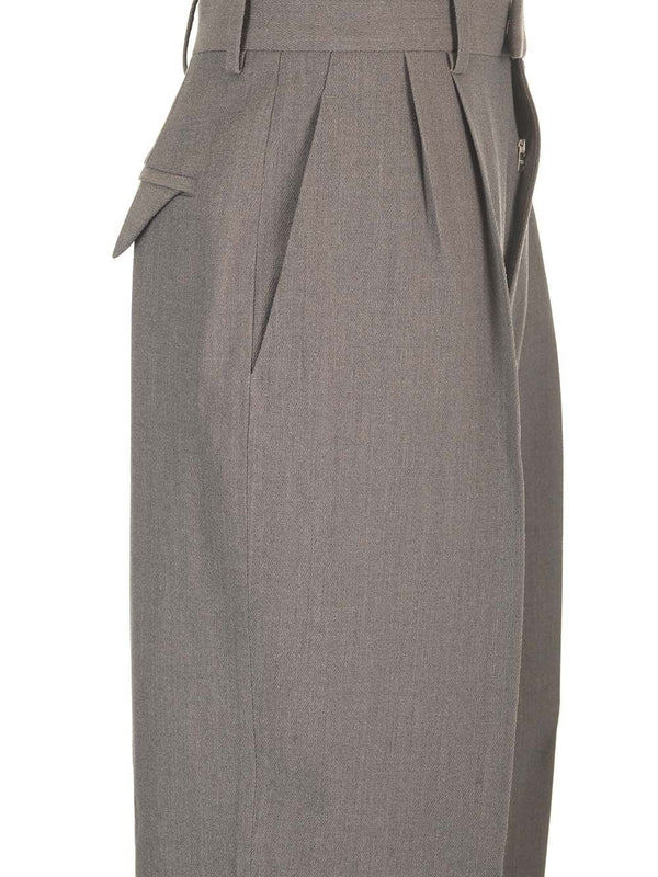 Bottega Veneta Grey Tailored Pants - Image 4