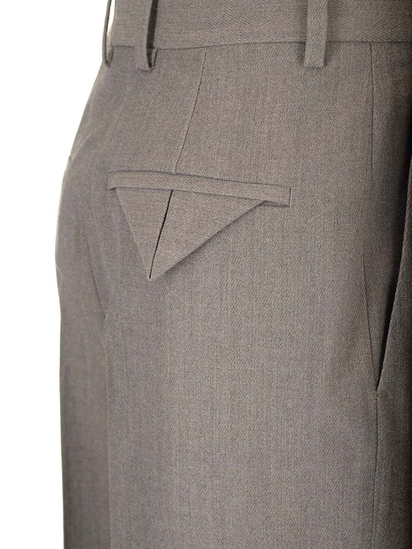 Bottega Veneta Grey Tailored Pants - Image 6