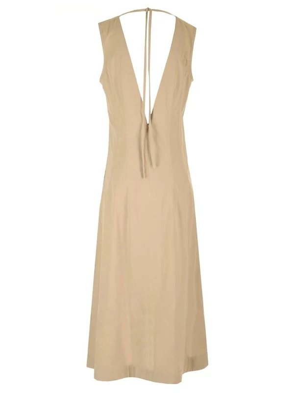 Bottega Veneta Beige Long Dress - Image 2