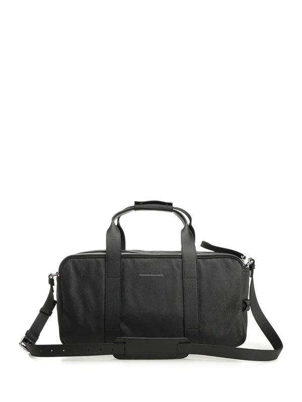 Mm6 Maison Margiela Black Boston Bags - Image 3