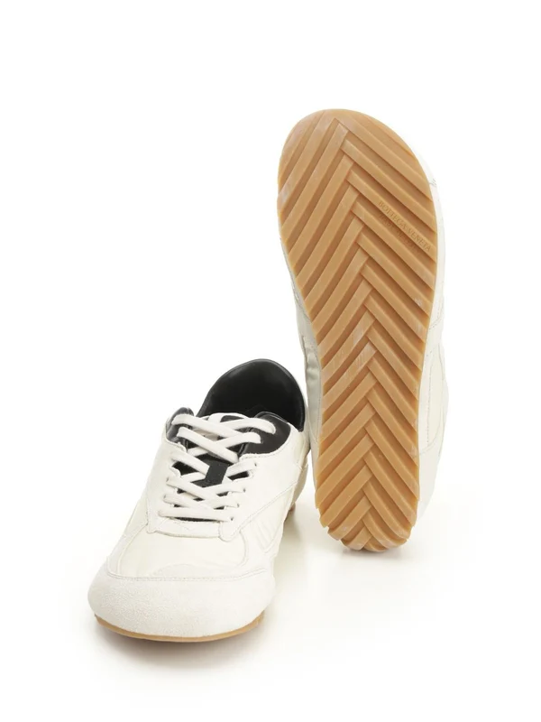 Bottega Veneta White Low Top Sneakers - Image 5