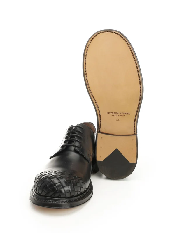 Bottega Veneta Black Lace-Ups - Image 5