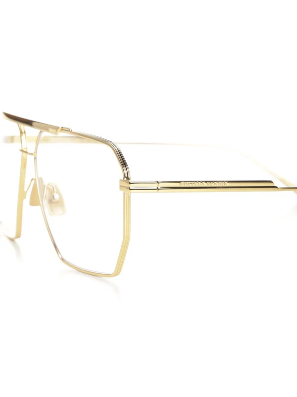 Bottega Veneta Gold Sunglasses - Image 3