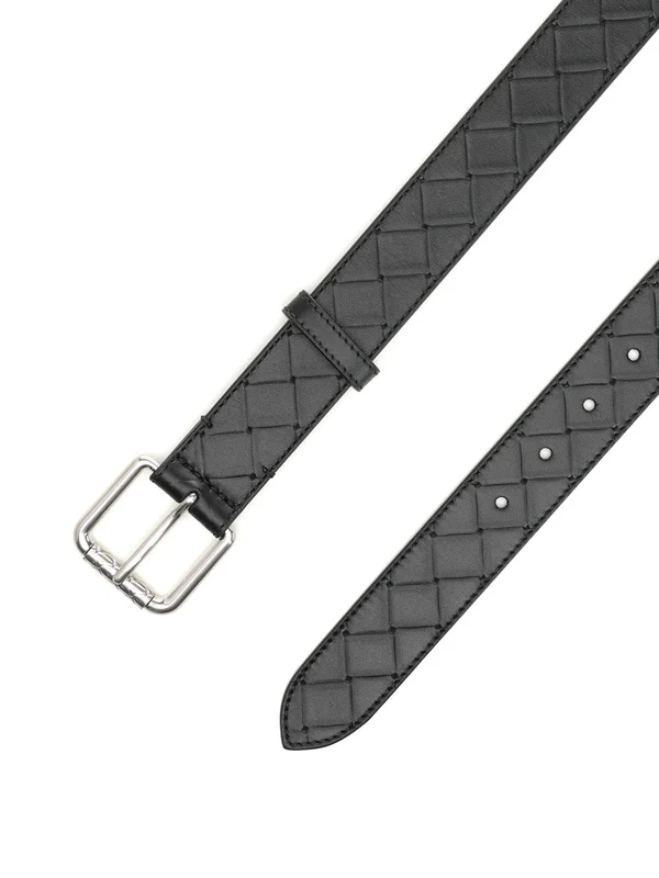 Bottega Veneta Black Leather Belts - Image 2