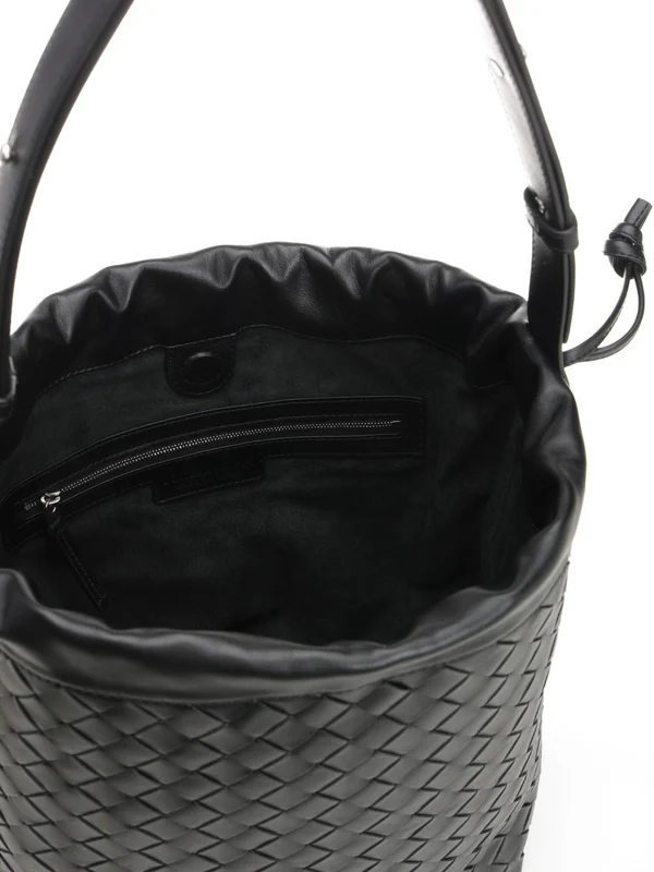 Bottega Veneta Biblioteca Black Tote Bags - Image 4